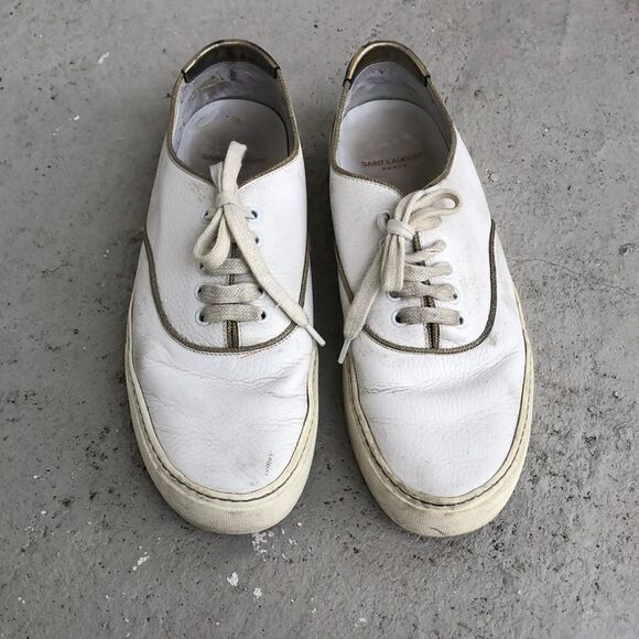 Saint Laurent leather sneakers